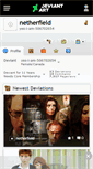 Mobile Screenshot of netherfield.deviantart.com