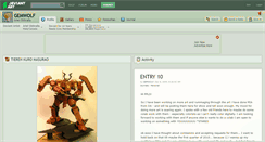 Desktop Screenshot of gemwolf.deviantart.com