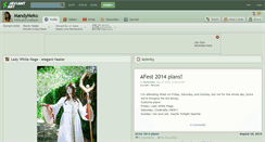 Desktop Screenshot of mandyneko.deviantart.com