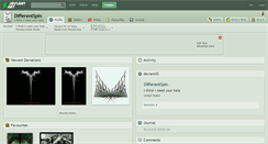 Desktop Screenshot of differentspin.deviantart.com