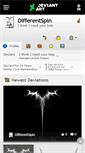 Mobile Screenshot of differentspin.deviantart.com