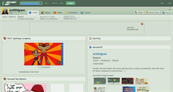 Desktop Screenshot of antithigram.deviantart.com