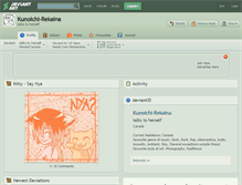 Tablet Screenshot of kunoichi-rekaina.deviantart.com