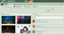 Desktop Screenshot of hellstern.deviantart.com