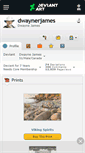 Mobile Screenshot of dwaynerjames.deviantart.com