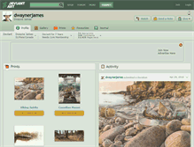 Tablet Screenshot of dwaynerjames.deviantart.com