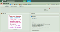 Desktop Screenshot of amythefox.deviantart.com