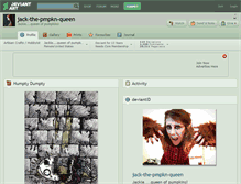 Tablet Screenshot of jack-the-pmpkn-queen.deviantart.com