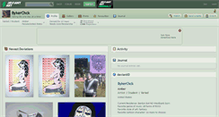Desktop Screenshot of bykerchck.deviantart.com