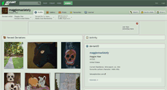 Desktop Screenshot of maggiemaelately.deviantart.com