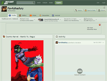 Tablet Screenshot of fawfulhasfury.deviantart.com