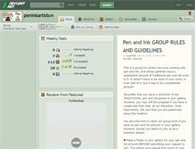 Tablet Screenshot of peninkartists.deviantart.com