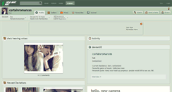 Desktop Screenshot of certainromances.deviantart.com
