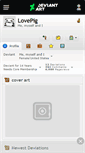 Mobile Screenshot of lovepig.deviantart.com