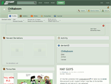 Tablet Screenshot of chiikaboom.deviantart.com