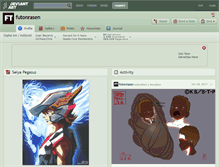 Tablet Screenshot of futonrasen.deviantart.com