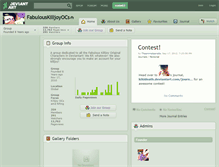 Tablet Screenshot of fabulouskilljoyocs.deviantart.com
