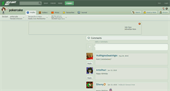 Desktop Screenshot of pokercake.deviantart.com