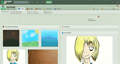 Desktop Screenshot of kyratsuki.deviantart.com