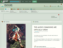 Tablet Screenshot of kharizma06.deviantart.com