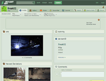 Tablet Screenshot of freak02.deviantart.com