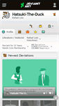 Mobile Screenshot of hatsuki-the-duck.deviantart.com