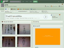 Tablet Screenshot of 4173.deviantart.com