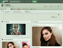 Tablet Screenshot of lullipops.deviantart.com