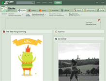 Tablet Screenshot of liljeska.deviantart.com