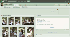 Desktop Screenshot of enchantress8879.deviantart.com