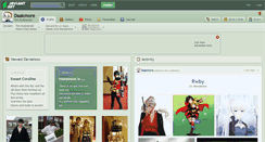 Desktop Screenshot of daakmore.deviantart.com