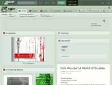 Tablet Screenshot of eggler.deviantart.com