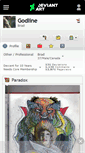 Mobile Screenshot of godline.deviantart.com