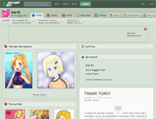 Tablet Screenshot of ino-fc.deviantart.com