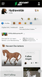Mobile Screenshot of hydrawxide.deviantart.com
