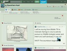 Tablet Screenshot of an-equestrians-heart.deviantart.com