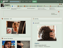 Tablet Screenshot of dragstor.deviantart.com