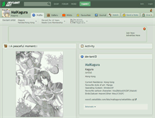 Tablet Screenshot of maikagura.deviantart.com