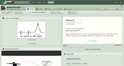 Desktop Screenshot of amberchrome.deviantart.com
