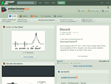 Tablet Screenshot of amberchrome.deviantart.com