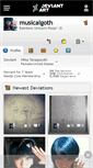Mobile Screenshot of musicalgoth.deviantart.com