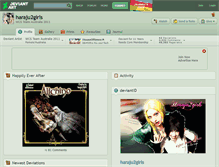 Tablet Screenshot of haraju2girls.deviantart.com
