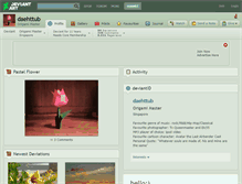 Tablet Screenshot of daehttub.deviantart.com
