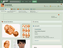 Tablet Screenshot of i-evermind.deviantart.com