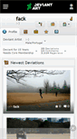 Mobile Screenshot of fack.deviantart.com