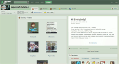 Desktop Screenshot of papercraft-hetalia.deviantart.com