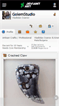 Mobile Screenshot of golemstudio.deviantart.com
