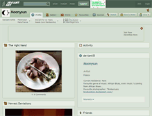 Tablet Screenshot of moonysun.deviantart.com