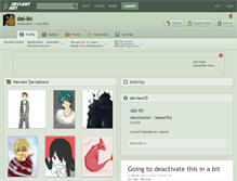 Tablet Screenshot of dai-iki.deviantart.com