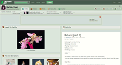 Desktop Screenshot of barbie-yuan.deviantart.com